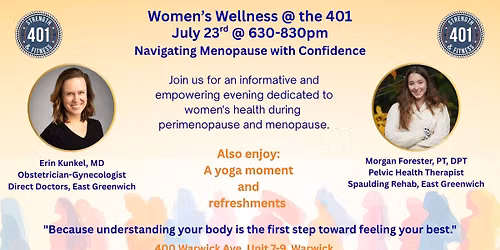 Women's Wellness @ the 401: Navigating Menopause with Confidence