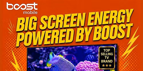 Boost Mobile TV giveaway event on Friday, 6\/12 | From 2 PM - 6 PM
