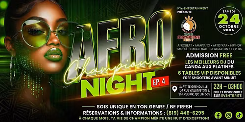 AFRO CHAMPION'S NIGHT