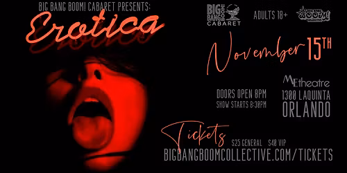 Big Bang BOOM! Cabaret presents Erotica