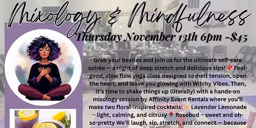 Mixology & Yoga at Perfect Imperfections Boutique & Design, LLC