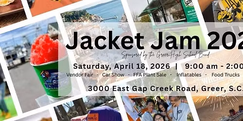 Jacket Jam Vendor Fair and Car Show