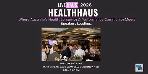 HealthHaus Sydney \u00b7 June 2026: Where Founders, VCs & Startups Meet
