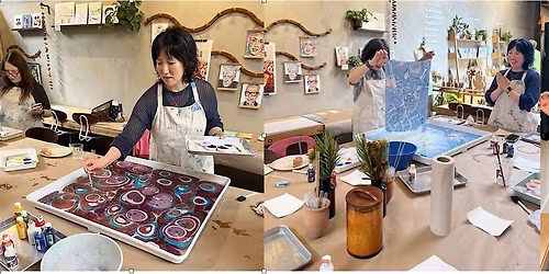 Marbling on Silk: DIY Workshop at WeFF