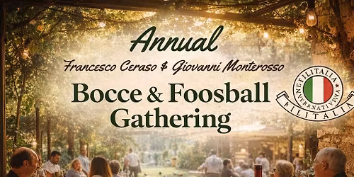 Bocce and Foosball Tournament
