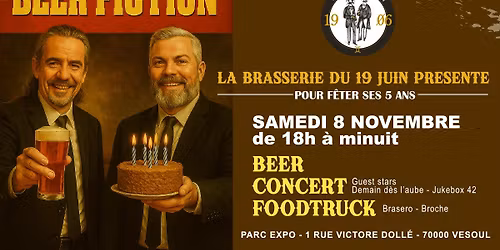 5 ans de la Brasserie : BEER FICTION