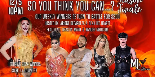 So You Think You Can ? Season Finale