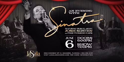Sinatra Tribute Dinner Show featuring Josh Sirten & The Tuxedo Cats