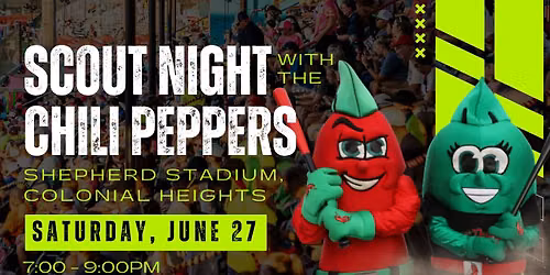 Scout Night with the Tri-City Chili Peppers