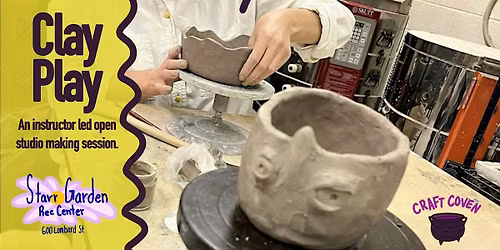 Clay Play Open Studio Making
