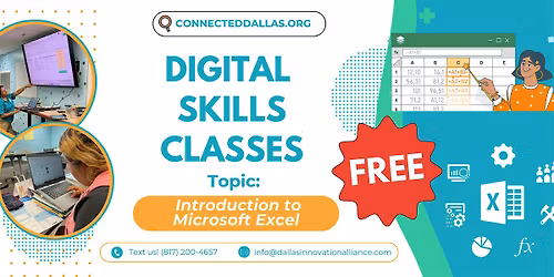 Free Digital Skills Class: Introduction to Microsoft Excel