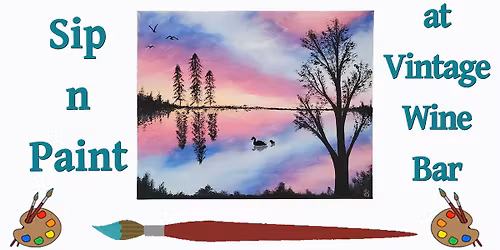Paint Party at Vintage Wine Bar (Dallas)