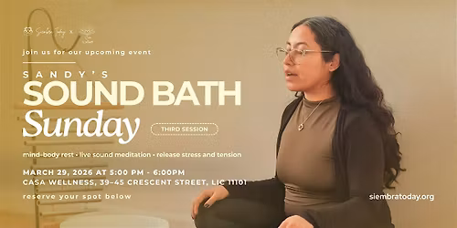 Community Sound Bath ~ Ba\u00f1o De Sonido