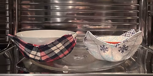 Learn to Sew \u2013 Microwave Bowl Cozy