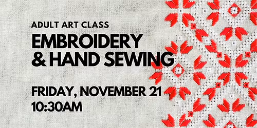 Embroidery & Hand Sewing
