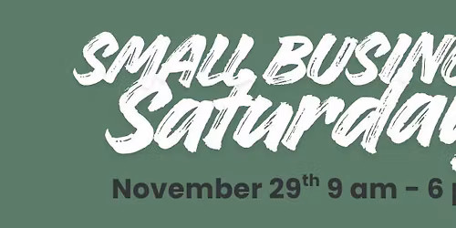 Small Business Saturday Sale