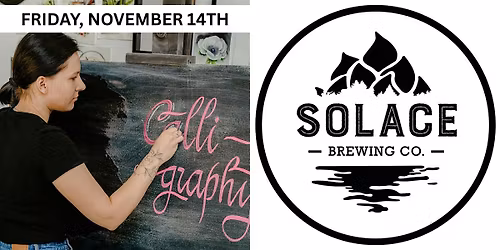Modern Calligraphy Workshop at Solace Brewing Co (Sterling, VA)