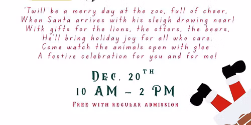 Santa's Visit to the Zoo