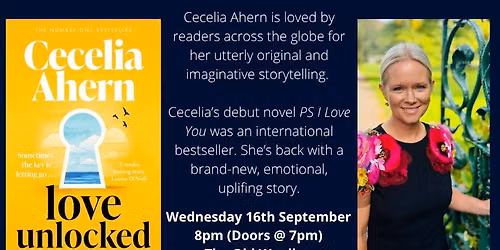An Evening with the Queen of Love Stories - Cecelia Ahern
