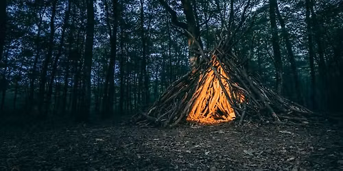 Come practise bushcraft in a private woodland