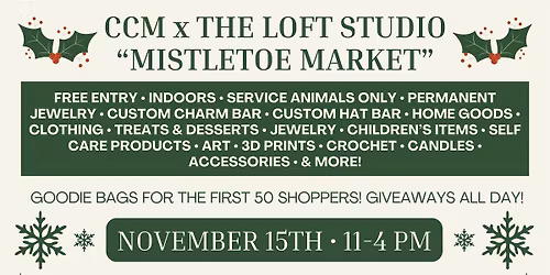 Creator's Collective x The Loft Studio Mistletoe Market