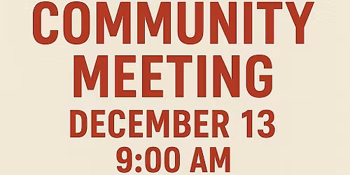 North Chilton Community Meeting