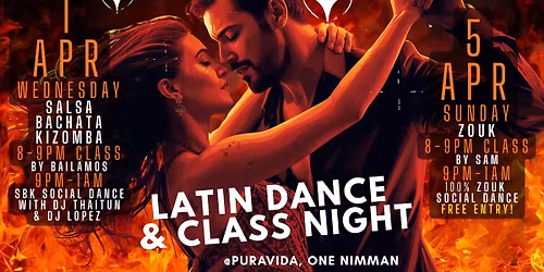 LATIN DANCE & CLASS NIGHT