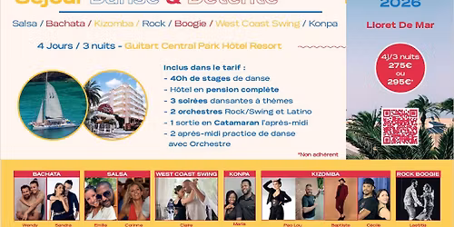 S\u00e9jour "Danse & D\u00e9tente" du 22 au 25 mai 2026 \u00e0 Lloret de Mar