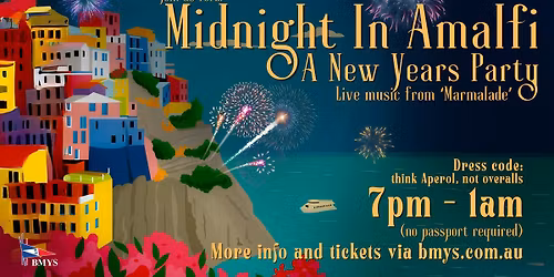 Midnight in Amalfi - A New Years Party