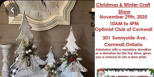 Optimist of Cornwall Winter Cristmas Craft Show