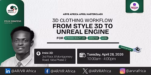 ARVR Africa Masterclass (April 2026)