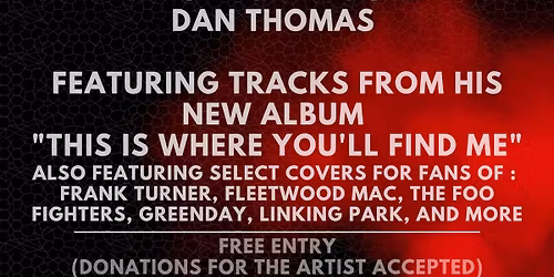 Dan Thomas (UK) Live at Chicago Bar, Krakow