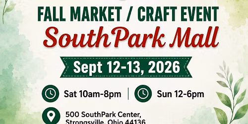Fall Market\/Craft Show