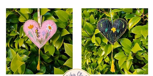 Stitching Resilience - Heart ornaments workshop -