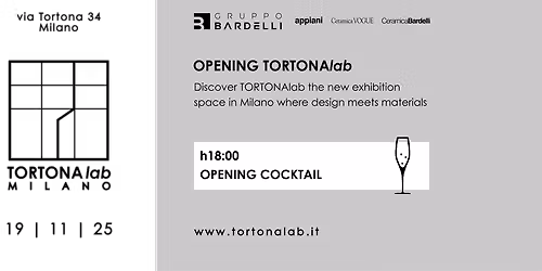 OPENING TORTONAlab