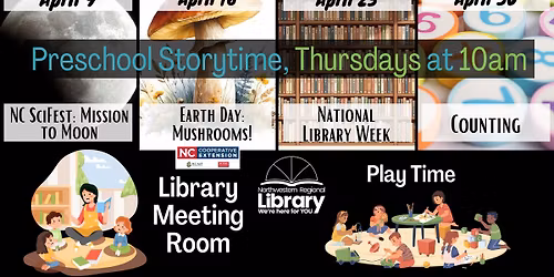 Preschool Storytime (ages 2-5)