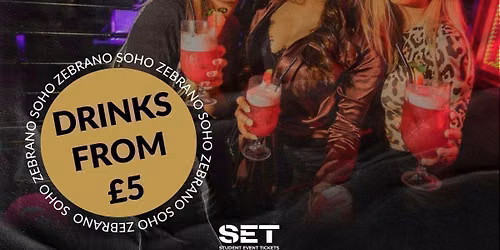 TUESDAYS @ ZEBRANO SOHO 9TH JUNE