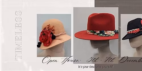 Open Studio at Ballard Millinery