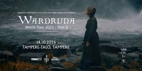TuskaLive: Wardruna (NO), 14.10.2026, Tampere-Talo, Tampere