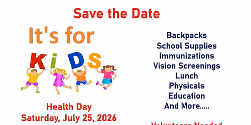 Kid's Health Day Back to School Readiness 2026