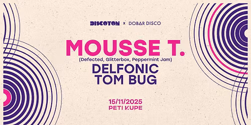 Discoton x Dobar Disco w\/ Mousse T.