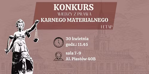Konkurs Wiedzy z Prawa Karnego Materialnego