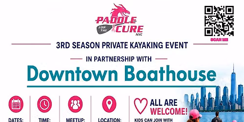 Paddle for the Cure NYC: 3rd Season Private Kayaking Event