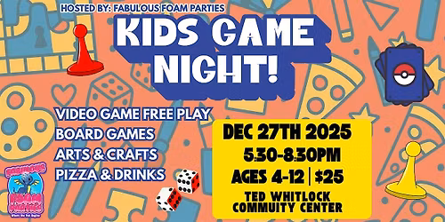 Kids Game Night- Parent's Night Out!