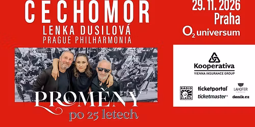Prom\u011bny - Praha - P\u0158IDAN\u00dd KONCERT - host Lenka Dusilov\u00e1 a Prague Philharmonia