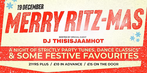 We're having a party! Merry Ritz-Mas! 