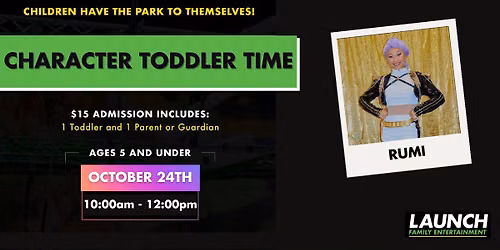 Character Toddler Time w\/ Rumi (K-Pop) \ud83d\udc9c