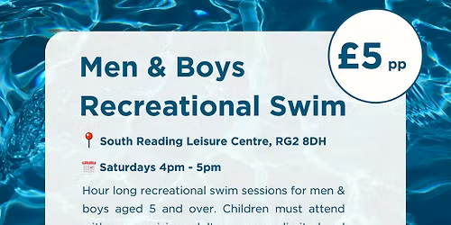 Men & Boys Recreational Swim (1hr)