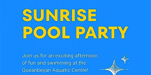 Sunrise Netball Juniors Pool Party