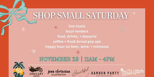 Shop Small Saturday!